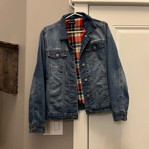 Parasuco Jean jacket with plaid lining - like new